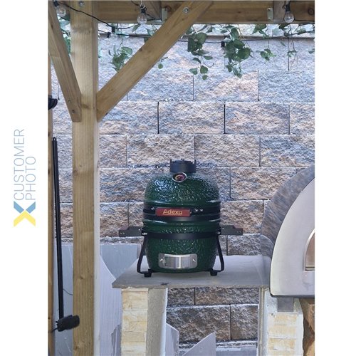 13&quot Ceramic Kamado BBQ  Grill Egg | DA-SE13