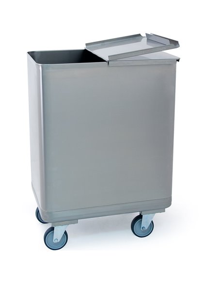 Catering Ingredient Bin Trolley Stainless steel 120 litres  | DA-THAER47
