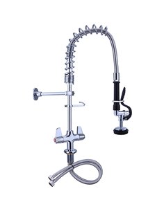 Pre Rinse Spray Unit Deck mount Double inlet Height 600mm Stainless steel | DA-EQ7801A