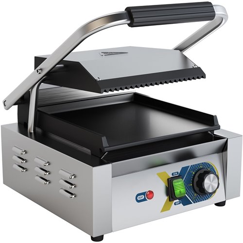 Heavy Duty Panini Contact grill Single Ribbed/Smooth | DA-EGD10B