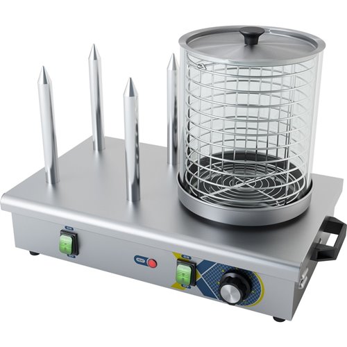 Commercial Hot dog warmer 4 bun spikes | DA-HDW4