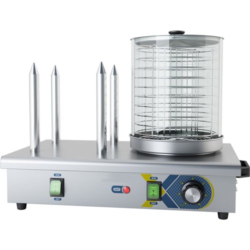 Commercial Hot dog warmer 4 bun spikes | DA-HDW4