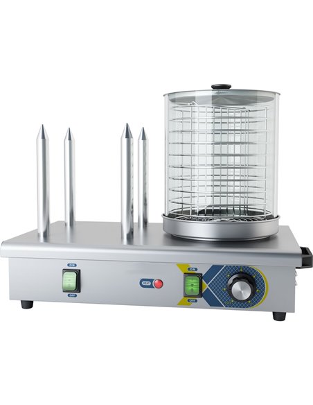 Commercial Hot dog warmer 4 bun spikes | DA-HDW4