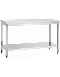 Professional Work table Stainless steel Bottom shelf 1500x700x900mm | Stalwart DA-THATS157