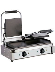 Heavy Duty Twin Panini Contact grill 3.6kW Smooth | DA-EG03B
