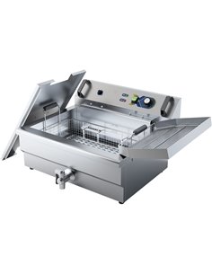 Commercial Fryer Electric 38 litres 6kW Countertop | Stalwart EF301V 2