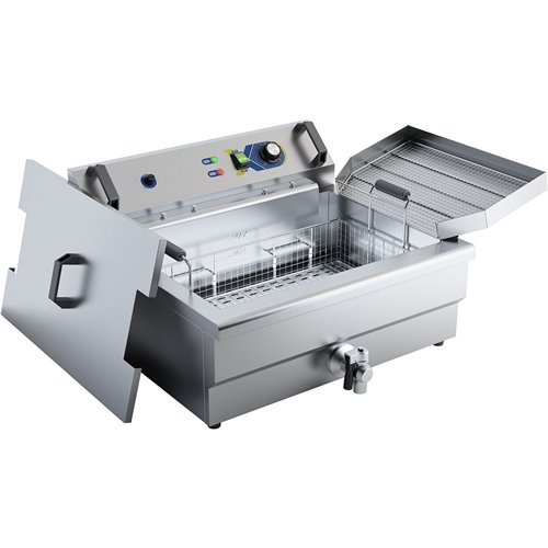 Commercial Fryer Electric 38 litres 6kW Countertop | Stalwart EF301V