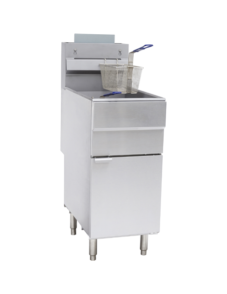 Commercial Gas Tube Fryer 20L Free Standing 26.4kW | DA-GF90