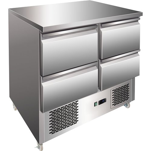Refrigerated Prep Counter 4 drawers | DA-4DS11