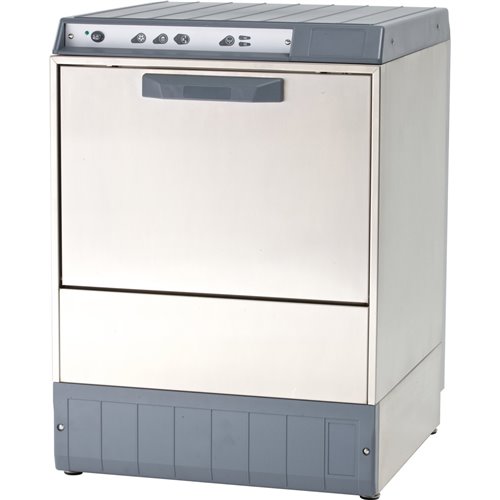Commercial Dishwasher 540 plates/hour 500mm basket Drain pump Detergent pump 13A | Omniwash 5000STDDPS