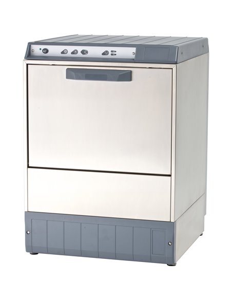 Commercial Dishwasher 540 plates/hour 500mm basket Drain pump Detergent pump 13A | Omniwash 5000STDDPS