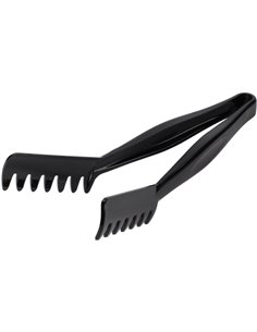 11&quot Black Angled Spaghetti Tongs Polycarbonate| DA-SPTONG1