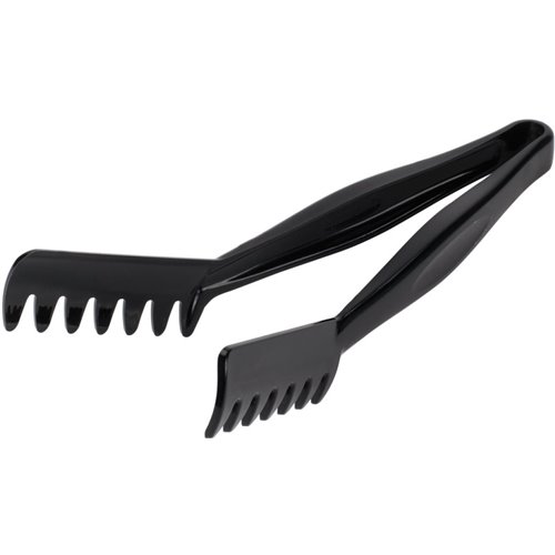 11&quot Black Angled Spaghetti Tongs Polycarbonate| DA-SPTONG1