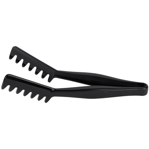 11&quot Black Angled Spaghetti Tongs Polycarbonate| DA-SPTONG1