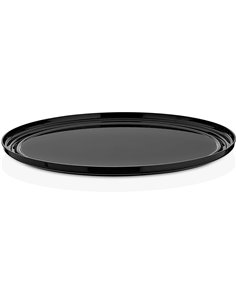 Polycarbonate Gastronorm Tray Round Ø350mm Depth 20mm Black | DA-GFT13B