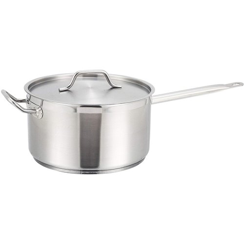 Professional Saucepan with Lid and Helper handle Stainless steel 9.8 litres | DA-SE22816