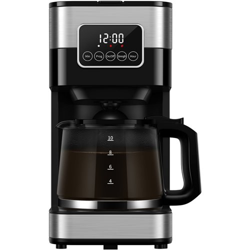 Commercial Filter Coffee Automatc Drip Fill 1 glass jug 1 hotplate | Stalwart DA-CM615S