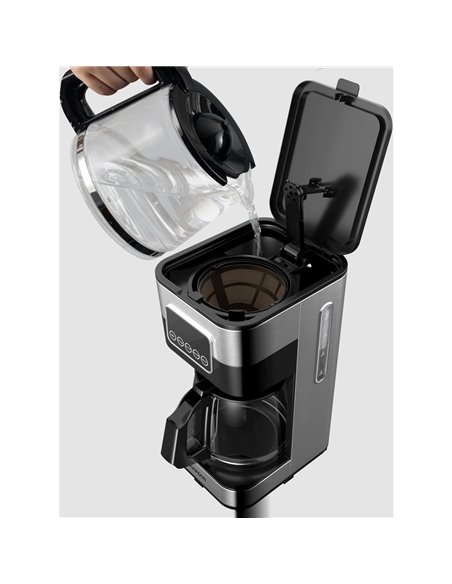 Commercial Filter Coffee Automatc Drip Fill 1 glass jug 1 hotplate | Stalwart DA-CM615S