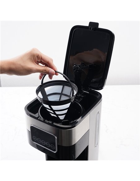 Commercial Filter Coffee Automatc Drip Fill 1 glass jug 1 hotplate | Stalwart DA-CM615S