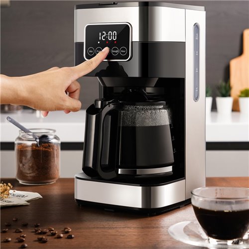 Commercial Filter Coffee Automatc Drip Fill 1 glass jug 1 hotplate | Stalwart DA-CM615S