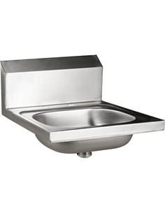 Wall mounted Hand Sink Deck mounted faucet Stainless steel | Stalwart HS17DH