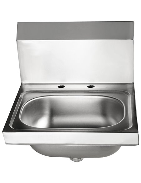 Wall mounted Hand Sink Deck mounted faucet Stainless steel | Stalwart HS17DH