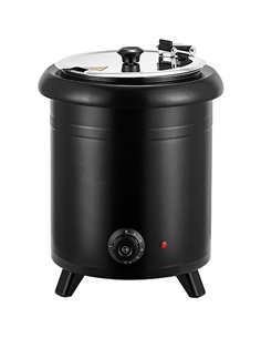 Commercial Soup kettle Black 10 litres | Stalwart DA-VICSWI10