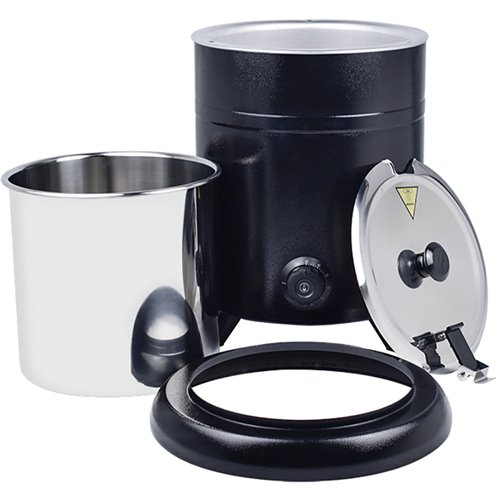 Commercial Soup kettle Black 10 litres | Stalwart DA-VICSWI10