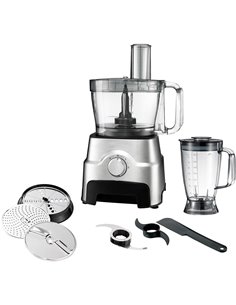 Professional Stainless Steel Food Processor with Blender 1000W| Stalwart DA-FP407