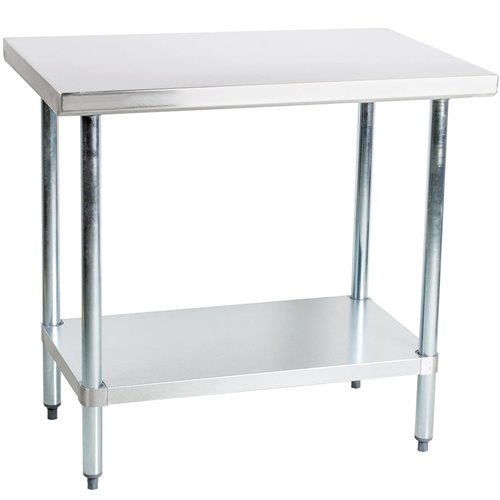 Commercial Work table Stainless steel Bottom shelf 750x600x900mm | DA-WTG600X750