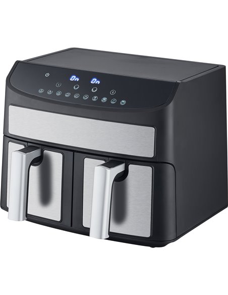 Countertop Air Fryer 2 x 3.5 Litre 1.7kW | Stalwart ADDP003N