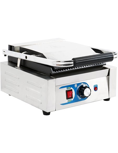 Heavy Duty Panini Contact grill Single Ribbed | DA-MLP811