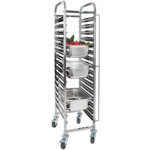 Rack/Tray/Pan Trolley Stainless steel Gastronorm GN1/1 15 tier | DA-RT1115