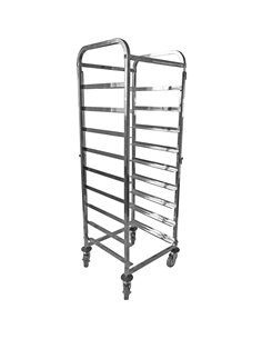Commercial Dishwasher Basket Trolley Stainless steel 9 levels 550x510x1700mm | Stalwart DA-RT5509