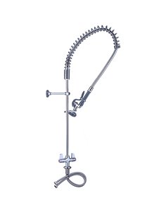 Pre Rinse Spray Unit Deck mount Double inlet Height 1000mm Stainless steel | Stalwart EQ2801A