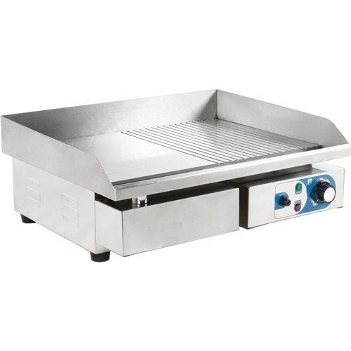 Commercial Griddle Smooth/Ribbed Medium 1 zone 3kW Electric | DA-WHEG818AFR