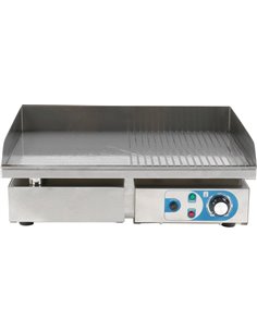 Commercial Griddle Smooth/Ribbed Medium 1 zone 3kW Electric | DA-WHEG818AFR 2