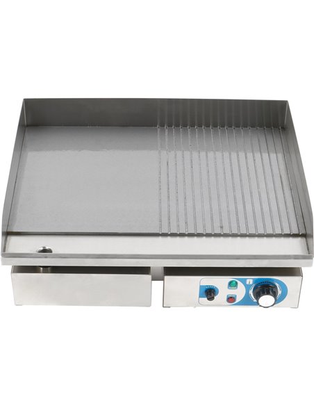 Commercial Griddle Smooth/Ribbed Medium 1 zone 3kW Electric | DA-WHEG818AFR