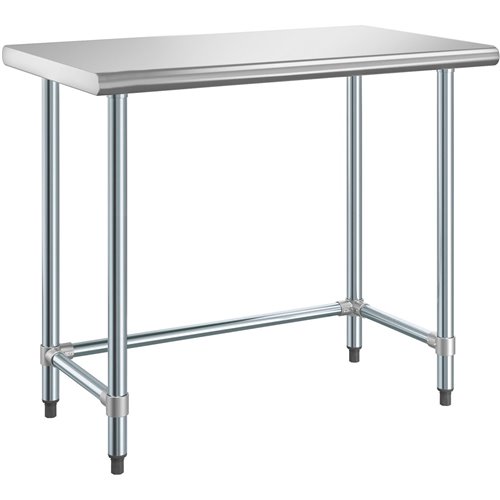 Commercial Work table Stainless steel No bottom shelf 1220x610x900mm | DA-WTGOB2448418