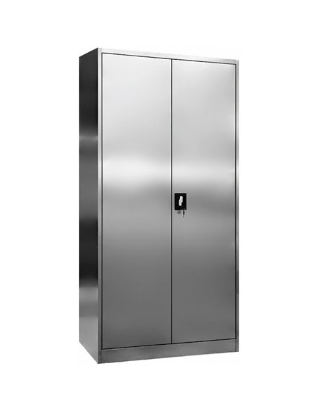 Commercial Stainless Steel Cabinet 2 Doors 900x400x1800mm | Stalwart DA-MYSLC04
