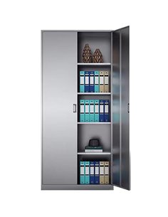 Commercial Stainless Steel Cabinet 2 Doors 900x400x1800mm | Stalwart DA-MYSLC04 2