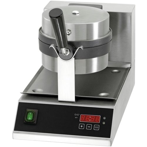 Commercial Premium Waffle maker Round Digital control Single | DA-WB03D