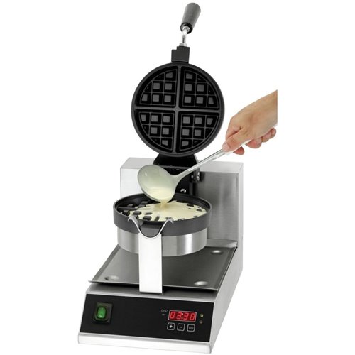 Commercial Premium Waffle maker Round Digital control Single | DA-WB03D