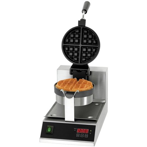 Commercial Premium Waffle maker Round Digital control Single | DA-WB03D