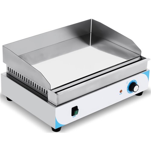 Commercial Griddle Smooth 550x430x260mm Chromed plate 2.4kW Electric | DA-EGN550D