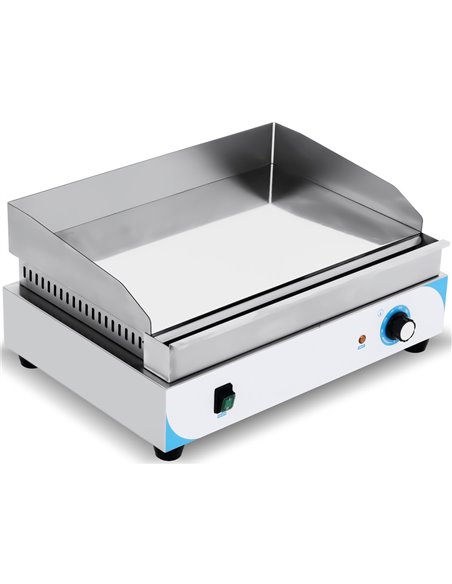 Commercial Griddle Smooth 550x430x260mm Chromed plate 2.4kW Electric | DA-EGN550D