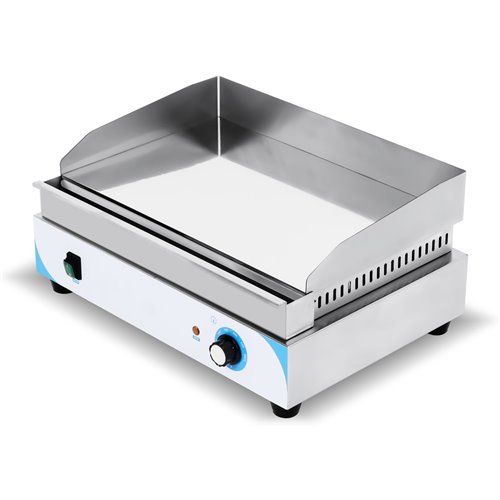 Commercial Griddle Smooth 550x430x260mm Chromed plate 2.4kW Electric | DA-EGN550D