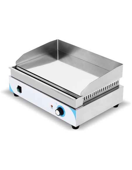 Commercial Griddle Smooth 550x430x260mm Chromed plate 2.4kW Electric | DA-EGN550D