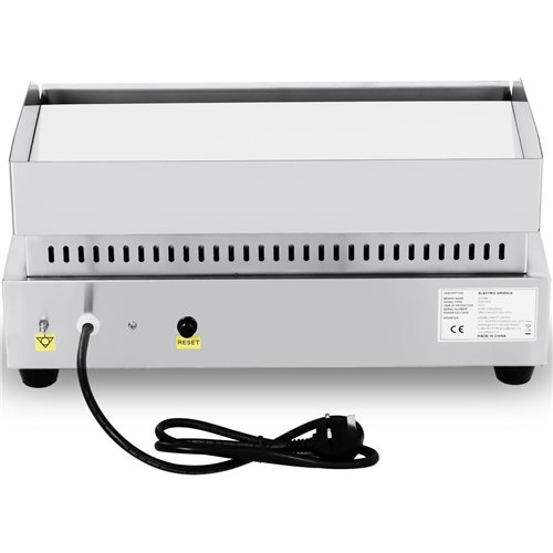Commercial Griddle Smooth 550x430x260mm Chromed plate 2.4kW Electric | DA-EGN550D