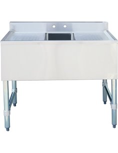Commercial Bar sink 1 bowl Middle 914x477x838mm | DA-BAR1B36LR 2